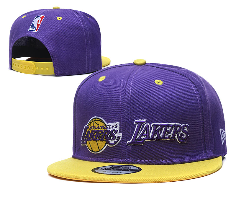 2020 NBA Los Angeles Lakers 07 hat->nba hats->Sports Caps
